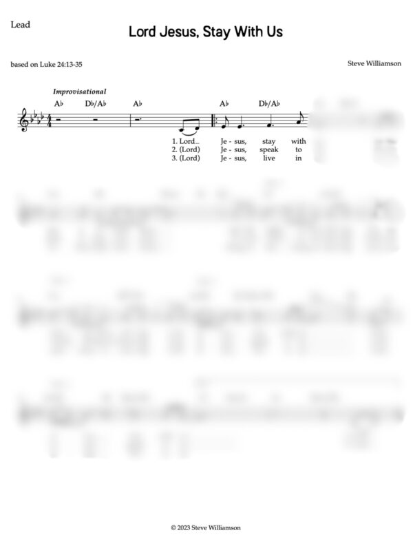 Lord Jesus, Stay With Us - Bundle - Image 2